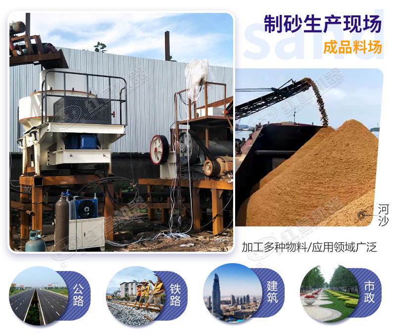 制砂生產(chǎn)線成品質(zhì)量高、效益高