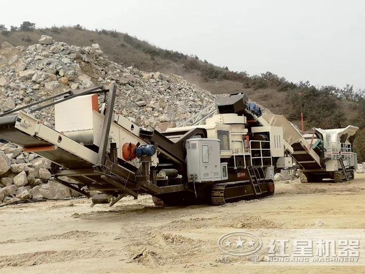 建筑垃圾破碎現(xiàn)場，選好設(shè)備收益更高