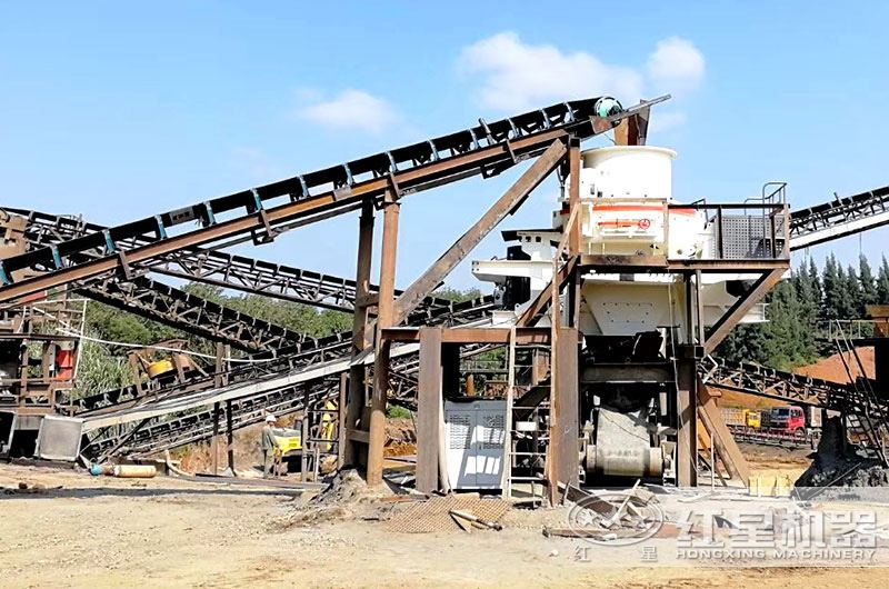 制砂機(jī)成品粒型好，成品多用于建筑工程，道路基建